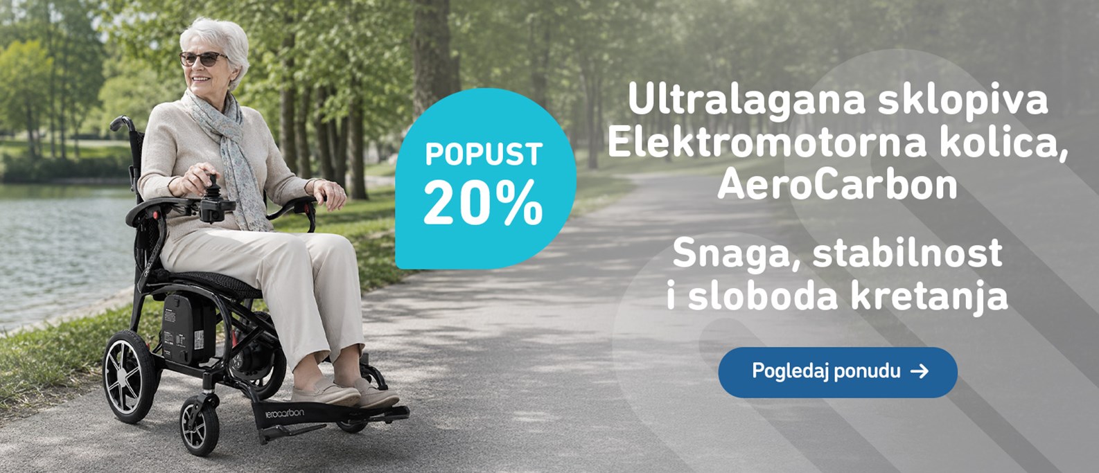 AeroCarbon elektromotorna kolica 20%