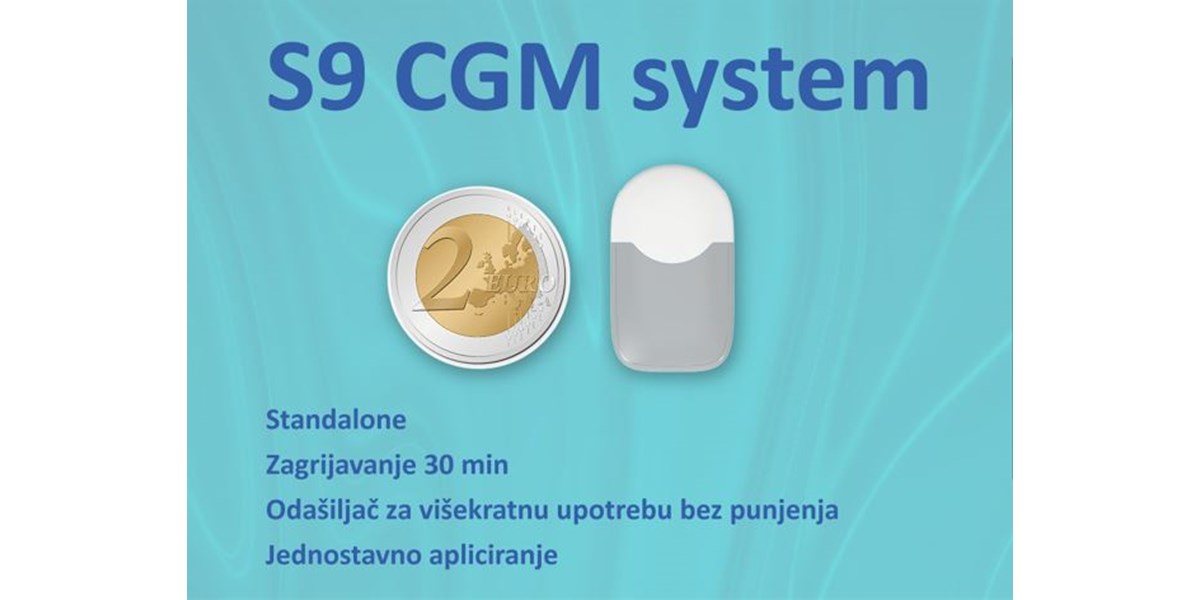 Stigao nam je CGM S9 - najmanji senzor za dijabetes