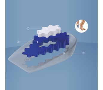 Bauerfeind ViscoSpot® silikonski umetak za petni trn