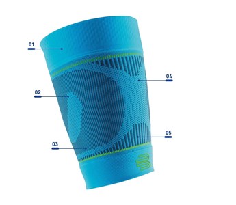 Sportski natkoljeni steznik sa silikonskim završetkom