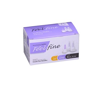FEEL fine inzulinske pen igle 31G 8mm 