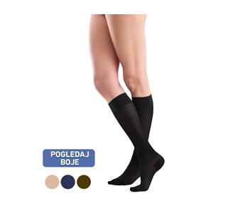 VenoTrain® Act, Sheer Elegance, kompresivne dokoljenke, 140 DEN