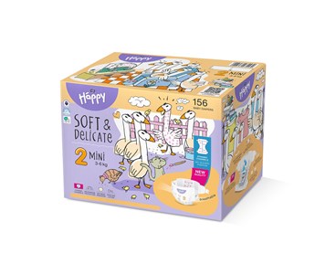 Bella Baby Happy dječje pelene Mini,  br.2, BOX paket 
